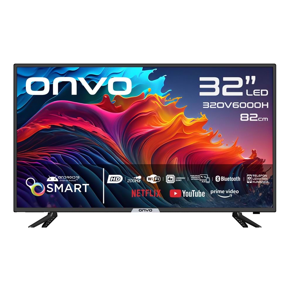ONVO 32 İNÇ ANDROİD 13 SMART LED TV