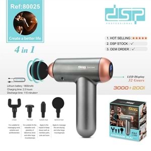 DSP 80025 ŞARJLI MASAJ ALETİ