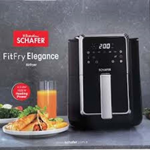 SCHAFER FIT FRY ELEGANCE AIRFRYER SİYAH