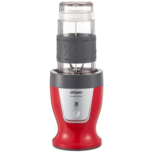 ARZUM SHAKE AND TAKE KİŞİSEL BLENDER 300W (KIRMIZI)